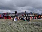 reenactment of trains meeting