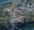 town of harpers ferry viewed from overlook