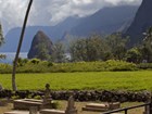 cemetery and coastal landscape 