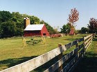 farm fence and barn