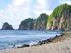 shoreline cliffs