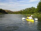 kayak on river