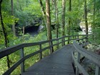 board walk to cave entrance