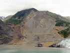 Slope failure at Tyndall Glacier