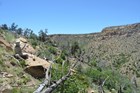 A field scientist in their natural environment at Mesa Verde National Park