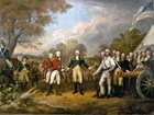 Surrender of General Burgoyne by John Trumbull, 1822.