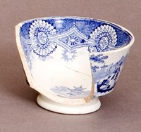 Cup excavated from the Lincoln Home.