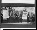 Womens suffrage picket. From Library of Congress