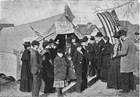 Womens suffrage, from Harpers Magazine