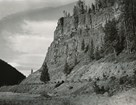 Obsidian Cliff (ca. 1953), a National Historic Landmark. 