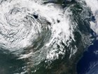 aerial image of storm system