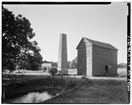 The rice barn and threshing mill at Mansfield Plantation, SC.