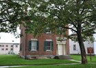 Modern-day photo of brick M'Clintock House. NPS photo. 