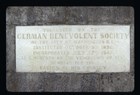 German Benevolent Society Commemorative Stone