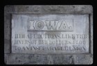 State of Iowa Commemorative Stone