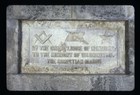 Masons, Grand Lodge of Kentucky Commemorative Stone