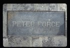 Peter Force Commemorative Stone