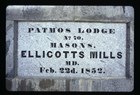 Masons, Patmos Lodge Masons Ellicott City Maryland Commemorative Stone