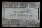 Durham New Hampshire Commemorative Stone