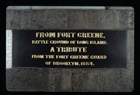 Fort Greene Commemorative Stone