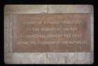 Wyoming Territory Commemorative Stone