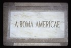 A Roma Americae Commemorative Stone