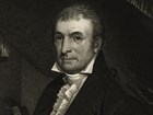 Detail, black and white engraving of Luther Martin, showing his head and shoulders.