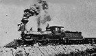 steam locomotive with smoke coming out