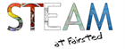 STEAM in block letters