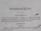 Scan of bylaws from Harpers Ferry Armory Guard