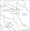 A map , depicting the locations of American Indian homelands.