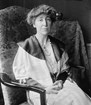 Black and white photo of Jeannette Rankin; library of congress