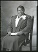 black and white portrait of bethune, seated. NMAH