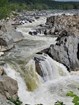 Scenic view of the rushing waters and geological wonders of the Potomac Gorge at Great Falls.
