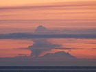 volcanic eruption seen from a distance