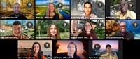 Screenshot of speakers and panelists from Nov. 10 Volunteers Event