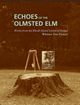 tree stump with easel sitting on top
