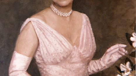 mamie eisenhower pink dress Mamie Eisenhower (1953-1961)