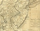 Historic map from 1776 depicts New Jersey’s major towns and rivers.