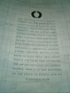 Jefferson Memorial interior wall inscription in bronze block letters