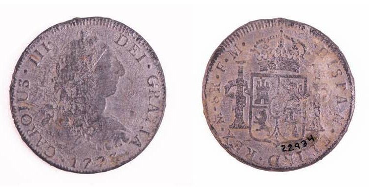 レア❗️1818年 スペイン Calico-198 Jubia 銅貨PCGS認定 Using 3D Replicas to Study Spanish Coins From La Galga and Juno