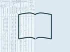 A collage of climatological data and the outline of an open book
