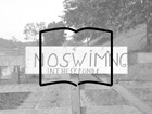Collage of a sign on a fence that reads No Swimming in These Ponds and the outline of an open book