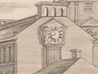 Case clock on west side of Indendence Hall