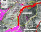 map of prescribed fire areas in Baker Creek area of Great Basin National Park