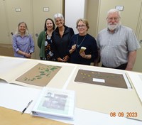 Team Sara with University of California & Jepson Herbaria Archives Director Dr. Brett Mishler
