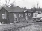 Used with Permission. Black and white phot of dilapidated house that was typical for Tobytown