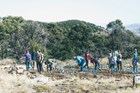 Students from Brigham Young University conducting research at Great Basin National Park.