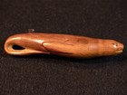Siti·yak splitter, wooden tool used by the Makah to split fibers for basket weaving.