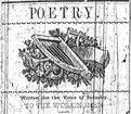 Instruments and a scroll. Text reads 